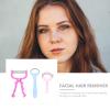 KITCHENKARATLY Spring Hair Remover Facial Threading Epilator for Women Chin Cheeks Upper Lip Hair Removal Tool view 3