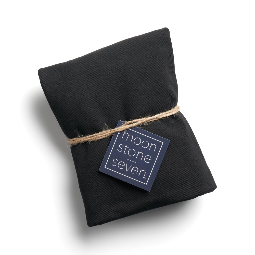 MoonstoneSeven Hair Plop - Curl Prep Wrap for Drying, Shaping & Frizz Control - Soft Cotton Lycra Hair Wrap for Wavy & Curly Hair - Reduces Frizz, Shortens Dry Time & Enhances Curl Definition - Black