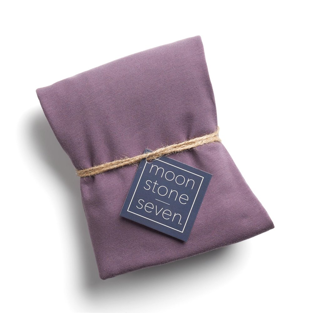 MoonstoneSeven Hair Plop - Curl Prep Wrap for Drying, Shaping & Frizz Control - Soft Cotton Lycra Hair Wrap for Wavy & Curly Hair - Reduces Frizz, Shortens Dry Time & Enhances Curl Definition - Purple
