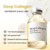 Silk Peptide Deep Collagen Ampoule Serum, Peptide & Collagen Complex for Instant Firming and Hydration, Lightweight Korean Skincare Serum for Smoother, Glowing Skin, with Eye Massage Wand view 4
