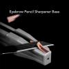 Pongnas Eyebrow Pencil Sharpener, 4 Sides Plastic Base for Wooden Eyebrow Pencils, Safe to Use with Scratch Design, for Eyebrow Makeup and Beauty Salons view 2