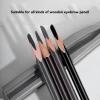 Pongnas Eyebrow Pencil Sharpener, 4 Sides Plastic Base for Wooden Eyebrow Pencils, Safe to Use with Scratch Design, for Eyebrow Makeup and Beauty Salons view 3