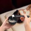 JHKNNK Deep Bottom Silicone Face Mask Mixing Bowls Flat Spatula DIY Mud Mask Mixing Tool Kit for Home Spa and Facial Care (Black) view 4