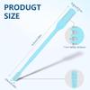 FXOICMI 2-in-1 Nasal Hair Cutter, Manual Nose Hair Trimmer for Men & Women, 360 Rotating Dual-Sided Nose Hair Remover with Soft Cleaning Brush, Portable Travel Cleaning Tool (Green, 5Pcs) view 2