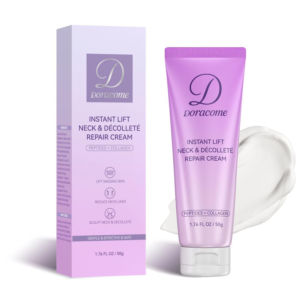Doracome Firming Neck Cream for Crepey Skin Body Care Comfort,Moisturizing, Tightening Lotions Cosmetic Skin Care Skin & Repair for Women