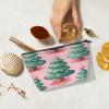 AGHESOTH Cosmetic Bag for Women Trendy Makeup Bags Organizer Travel Waterproof Toiletry Case Small Storage Zipper Pouch Trips Accessories Holidays Christmas Cartoon Tree Themed Gifts Dailyuse view 2