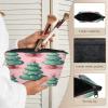 AGHESOTH Cosmetic Bag for Women Trendy Makeup Bags Organizer Travel Waterproof Toiletry Case Small Storage Zipper Pouch Trips Accessories Holidays Christmas Cartoon Tree Themed Gifts Dailyuse view 4