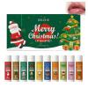10 Pieces Christmas Lip Balm Gift Set,natural Fruit Flavor Lipbalms Multipack for Women Men,Long Lasting Lipcare Moisturizing Hydrating Lipgloss Nourishing Chapstick for Repair Chapped Dry Lips view 1