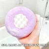 Super Soft Sunflower Suction Cup Bath Ball, Upgraded 2-in-1 Exfoliating Bath Sponge Cleaning Brush, Skin-Friendly Mesh Shower Sponge Pouf for Women Men Adults (Purple) view 3