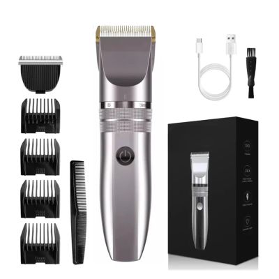 Compatible With Sejoy Professional Cordless Hair Clippers for Men Rechargeable Barber Hair Cutting Machine with Beard Trimmer, Grooming Kit for Home & Salon Use(Silver)