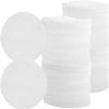 100 Pcs White Soft Facial Pads Round Shape Face Cleansing Pads, Disposable Non-Woven Fabric, for Makeup Removing Blending and Skin Toner Applying Cotton Balls and Swabs, 2.36 Inches view 1