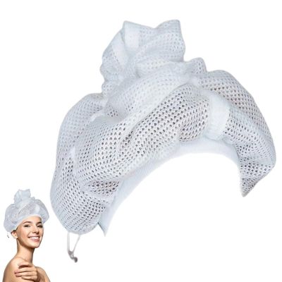 Cap For Drying Curly Hair, Net Plopping For With Drawstring, Adjustable For, Bonnet 4pc(1PCS)