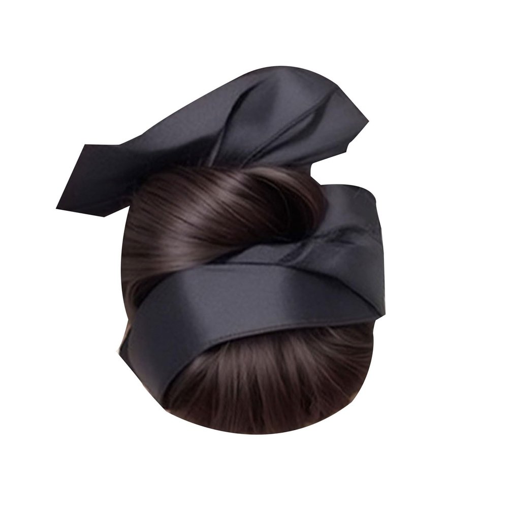 DIIOOMIEEU 1 Piece Easy Clip On Hair Bun Hairpiece for Updos Thick Fine Hair Synthetic Fibre High Ponytail Enhancer Quick HairStyling Tool