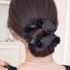 DIIOOMIEEU 1 Piece Easy Clip On Hair Bun Hairpiece for Updos Thick Fine Hair Synthetic Fibre High Ponytail Enhancer Quick HairStyling Tool view 3