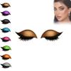 HGWUOKUA Lazy Eye Shadow Eyelash Patch, 8 Pcs Eyeshadow Eyelash Stickers with False Lashes Shadow & Eyeliner,3-in-1Waterproof Reusable Colorful Eye Makeup Stickers (Multicolor) view 2