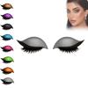 HGWUOKUA Lazy Eye Shadow Eyelash Patch, 8 Pcs Eyeshadow Eyelash Stickers with False Lashes Shadow & Eyeliner,3-in-1Waterproof Reusable Colorful Eye Makeup Stickers (Multicolor) view 4