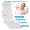 Full Body Bath Pillow for Tub, Bath Cushion with Headrest for Tub Neck and Back Support, 4D Mesh Spa Bathtub Pillows with Non-Slip Suction Cups, Machine Washable & Quick-Dry (Blue, 51"15") view 2