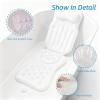 Full Body Bath Pillow for Tub, Bath Cushion with Headrest for Tub Neck and Back Support, 4D Mesh Spa Bathtub Pillows with Non-Slip Suction Cups, Machine Washable & Quick-Dry (Blue, 51"15") view 4