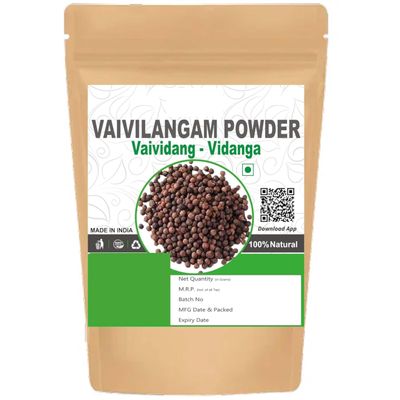 Bhabhirang Pow.der - 3.52Oz / 100Grm - Vaivilangam Po.wder - Embelia Ribes