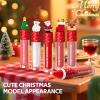 6 Colors Christmas Lip Gloss Set, 3 in 1 Lip Gloss Set Matte Satin Gloss, Waterproof Long Lasting Hydrating Lip Gloss for Women, Lipstick Gift Set for Xmas Stocking Stuffers Makeup Kit (1PCS) view 4