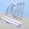 9pcs Ingrown Toenail Tool Kit Professional Stainless Steel Cuticle Nippers Cuticle Trimmer Nail Cutter Nipper Clipper File Under Nail Cleaner Pedicure Tools Set Nails Care Kit for Fingernails Toenails view 2