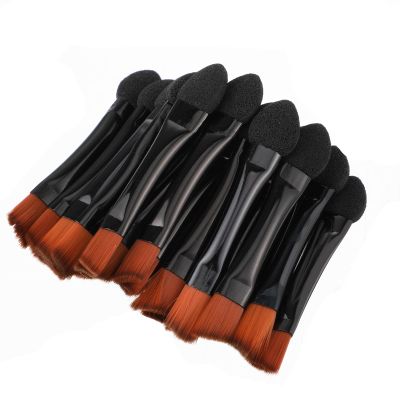 30pcs Dual Sides Disposable Eye Shadow Applicators Eyeshadow Applicators Sticks with Soft Sponge Head Eyes Makeup Cosmetic Tool Portable Travel Mini Eyes Makeup Brushes Concealer Brush