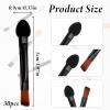30pcs Dual Sides Disposable Eye Shadow Applicators Eyeshadow Applicators Sticks with Soft Sponge Head Eyes Makeup Cosmetic Tool Portable Travel Mini Eyes Makeup Brushes Concealer Brush view 2