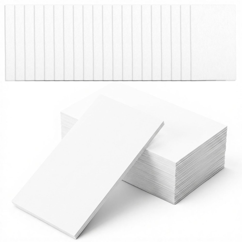 100PCS Perm Papers End Perm for Hair Wrapping Paper Disposable Curling Paper End Papers for Hair Rollers Curls Home Salon Shop Hot Cold Hairs Curling Styling White 4.5 X 2.5 Inch