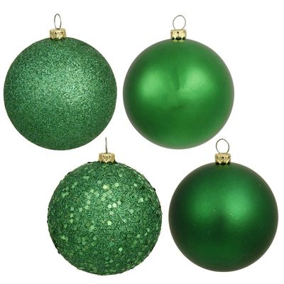 Casafoyer 8" Green 4 Finish Ball Asst Drilled 4/Bg - N592004DA - (Pack of 2)