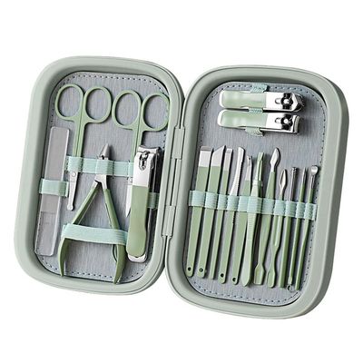 WERTGHJ Nail Clippers Set Stainless Steel Manicure Pedicure Professional Toolkit Beauty Full