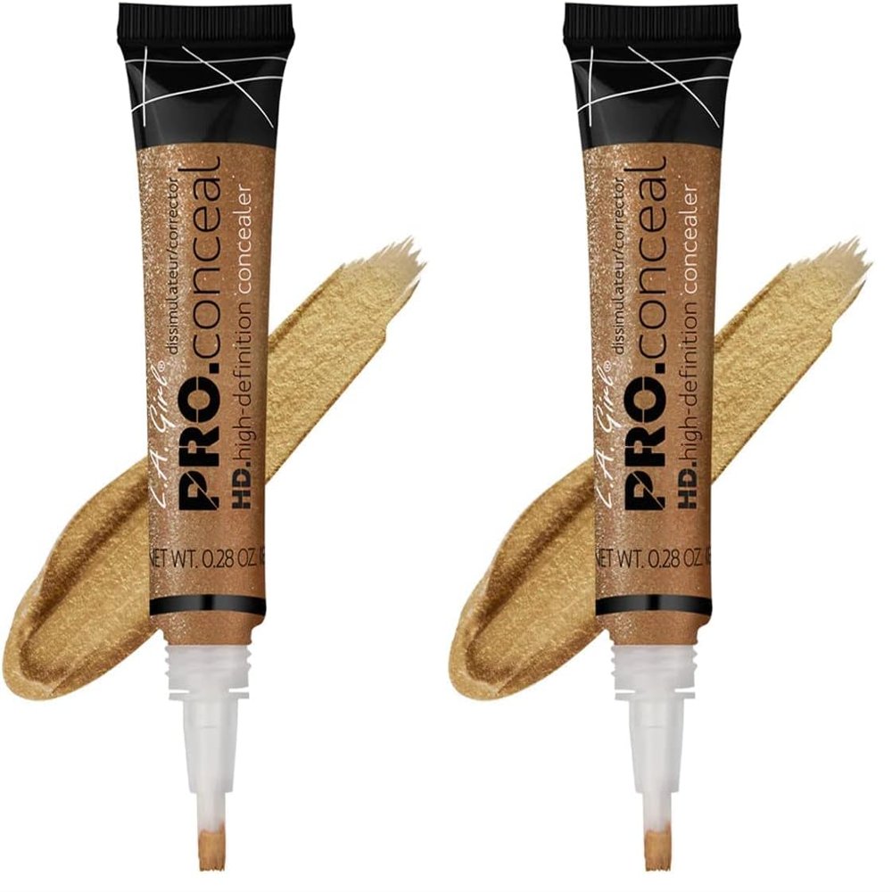 L.A. Girl Champagne Highlighter Concealer, 0.28 Oz (Pack of 2)