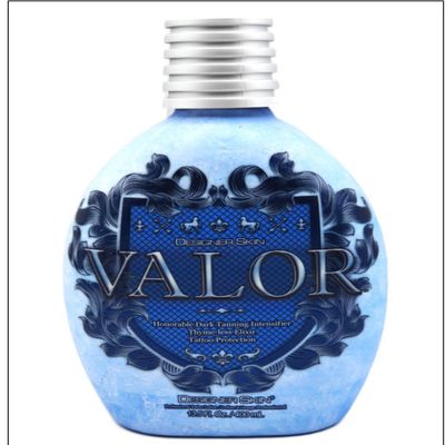 Designer Skin VALOR Dark Tanning Intensifier with Tattoo Protection, Thyme-less Elixir, 13.5 Fl Oz