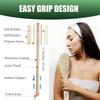 Back Scrubber, 43cm Long Wooden Double-Sided Shower Body Brush with Soft Bristles for Sensitive Skin and Stiff Bristles for Exfoliating Skin view 3