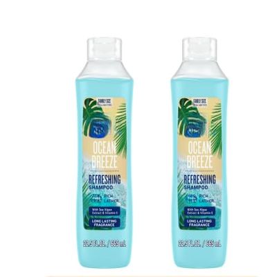 (2 pack) Su,ave Essentials Refreshing Shampoo, Ocean Breeze, 22.5 fl oz