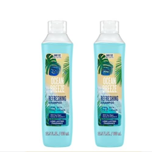 (2 pack) Su,ave Essentials Refreshing Shampoo, Ocean Breeze, 22.5 fl oz