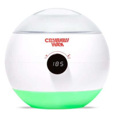 Crybaby Wax The Meltdown Machine Wax Warmer | Digital Temperature Display, 17 oz Hard or Soft Wax Capacity, Fast-Heating Wax Pot with Removable Silicone Liner