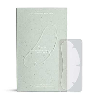 Vue Chin Patches Hydrocolloid Pore Patches for Chin and Jawline Breakouts, Pimples, Oil Control and Texture Smoothing, Gentle for All Skin Types (8 Count)