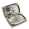 12 Pcs Clipper Kit with Leather Case Includes Clippers Manicure Set(Gray 12 Pcs Set) view 1