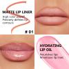 Jutqut Pink Lip Liner and Gloss Lip Kit, Waterproof Long-Lasting Combo Set with Matte Lip Liner Pencil and Non-Sticky Pluming Tinted Gloss, Highly Pigmented Lipliner Set for Women (01 Light Pink) view 2