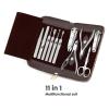 11 in 1 Manicure Tools Nail Clippers Set Stainless Steel Cutter Pliers Scissors Kit Foot Care Hand view 2
