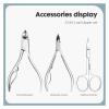 11 in 1 Manicure Tools Nail Clippers Set Stainless Steel Cutter Pliers Scissors Kit Foot Care Hand view 3