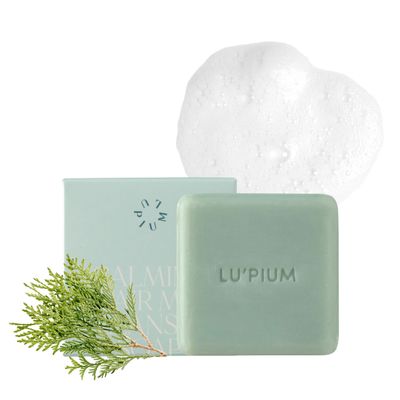 LU'PIUM Calming Repair Cleansing Bar with Tea Tree and Cica (3.53 oz.)
