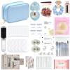 Women's Wedding Emergency Kit for Bride Wedding Survival Set with Makeup Bag, 42 Pc Wedding Daily Travel Essential Items (Blue) view 1