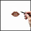 12-Piece Wooden Lip Liner Pencil, High Pigmented Lip Makeup, Long-wearing, Deep and Rich in Color, 7.5 inches Long Pencil (L63 Wine) view 4
