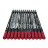 12-Piece Wooden Lip Liner Pencil, High Pigmented Lip Makeup, Long-wearing, Deep and Rich in Color, 7.5 inches Long Pencil (L57 Real Red) view 2