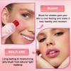 AWCCXMYM Jelly Blush for Checks,Eyes & Lip Stain 3-in-1 Long-Lasting Hydrating Jelly Tint Lightweight Sheer Blush Buildable Color Lip Tint Face Blushes Makeup# Berry Red view 4