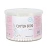500 Count Cotton Swabs: Natural Double Round Strong Wooden Cotton Tip Sticks Buds for Daily Use, Tightly Wrapped Cotton Tips Ear Swabs with Storage Box view 1