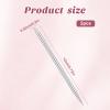 2 Pcs Stainless Steel Cuticle Pusher, Nail Cleaning Cuticle Stick, Nail Cleaner Tool, Polish Remover Tool for Professional Manicure Pedicure view 2