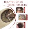 SAFIRENY Hair Toppers for Women Real Human Hair No Bangs 150 Density 16 inch 75 grams 6x7 inch Large Base for Women with Thinning Hair Ash Brown to Platinum Blonde(16inch #860) view 3