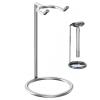 Travel Shaver Stand,Stainless Steel Safety Razor Stand, 12cm Height Universal Bathroom Organiser, Chrome Finish Display Holder with 5cm Base Ring, Deluxe Grooming Accessory for Long Handle Razors view 1